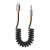 Mcdodo CA-900 USB-C 3,5 mm-es mini jack 3,5 mm-es AUX kábel, fekete, 1,8 m