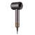 JIMMY F8 hair dryer, gray with gold accents, front view
