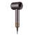 JIMMY F8 hair dryer, gray with gold accents, front view