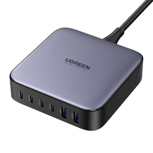 Încărcător UGREEN GaN de 200W cu 6 porturi, 2 USB-A și 4 USB-C