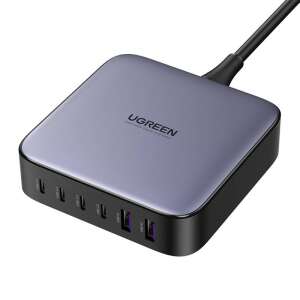 UGREEN 200W 6-Port GaN-Ladegerät mit 2 USB-A und 4 USB-C-Anschlüssen - Ugreen Netzwerkadapter