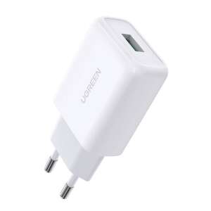 Încărcător de perete UGREEN CD122 18W Quick Charge 3.0 USB-A, Alb - Ugreen Încărcător de telefoane