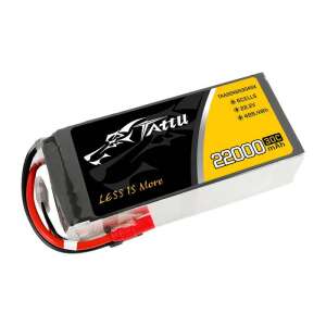 Tattu 22000mAh 6S1P LiPo akkumulátor AS150 + XT150 csatlakozókkal, 30C kisütési sebesség - RC Modell akkumulátor