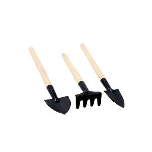 Set mini unelte de grădină, 3 piese, include o lopată, o greblă și un cultivator manual, perfect pentru plante mici și flori - Unelte de plantare