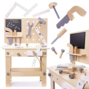 Fa játékműhely asztallal 49701179 Barkácsolás - Szerelő játék - Barkácsasztal