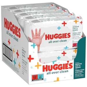 Huggies All Over Clean nedves Törlőkendő 10x56db 49715504 Törlőkendők - 560 db