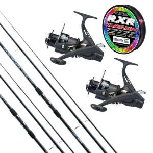 Jaxon Kameléon horgászbot és orsó szett zsinórral - Bojlis szett