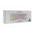 White Shark Shinobi 60% mechanical gaming keyboard, white and rainbow, box