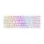 White Shark Shinobi 60% mechanical gaming keyboard with rainbow backlight, white and rainbow color
