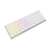 White Shark Shinobi 60% mechanical gaming keyboard, white and rainbow, angled view