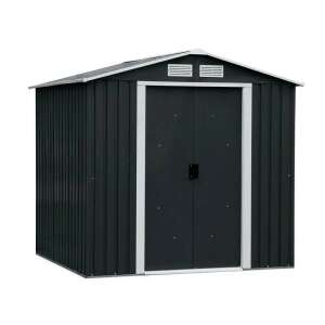 Kerti fém tároló ház 195x125x186 cm 2,5 m² GH406