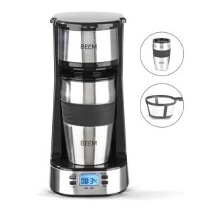 Filtru de cafea BEEM Thermo2Go cu cană termo și filtru permanent - Aparat de cafea cu filtru