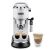 DeLonghi Dedica Style espresso machine brewing espresso and cappuccino