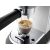 Close-up of espresso being brewed with DeLonghi Dedica Style
