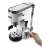 DeLonghi Dedica Style EC685W Espresso Machine, White, showing how to froth milk