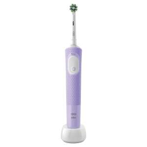 Periuță de dinți electrică Oral-B Vitality Pro, liliac, cu stație de încărcare - Braun