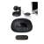 Logitech Group video conferencing system, includes camera, speakerphone, remote control, and laptop