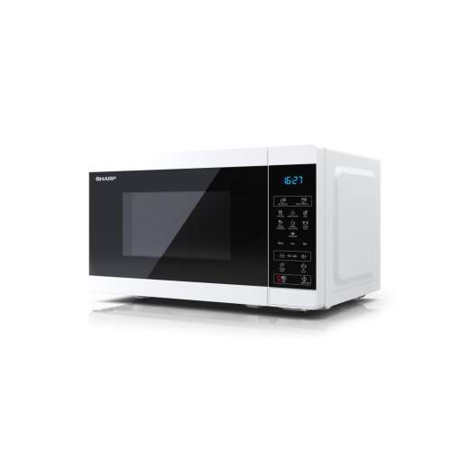 SHARP YC-MS02EW 20L digitális mikrohullámú sütő ferde nézete - Mikrohullámú sütő