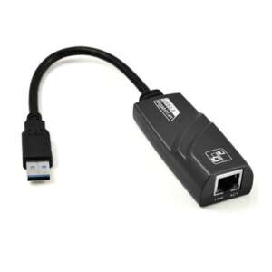 Akyga AK-AD-31 USB 3.0 to RJ45 adapter, black, network adapter, ethernet adapter, usb to ethernet adapter - Akyga