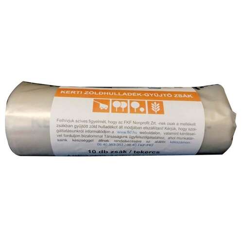 Garbage bag/green waste collection bag biodegradable 100 litres 10 pcs/roll