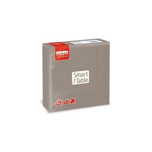 Fato Smart Table 2 rétegű szalvéta, galambszürke, 50 darabos csomag