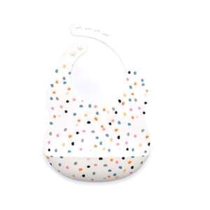 Silikon Lätzchen mit Tasche - Gepunktet