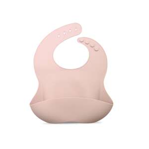 Silikon Lätzchen mit tiefem Beutel - Rosa