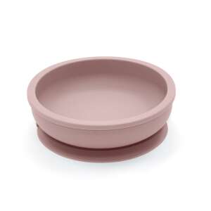 Pink silicone suction bowl for babies and toddlers - Kids' Plate