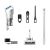 Midea P5 cordless vacuum cleaner with accessories: upholstery brush, crevice tool, wall mount, power adapter