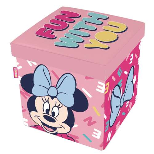 Disney Minnie játéktároló doboz tetővel