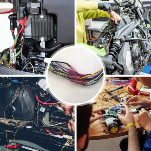 Hőzsugorító Cső Készlet - 530 db - Több Méret és Szín