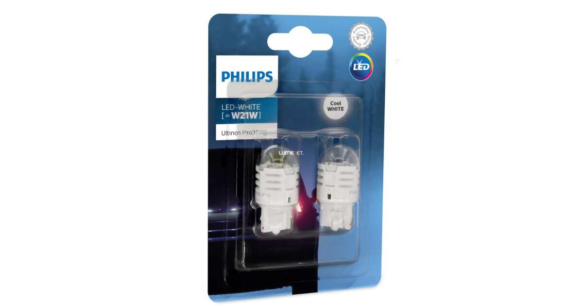 Philips Ultinon Pro3000 W21W LED 2 Stück/Packung
