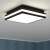 Ledvance Smart+ WIFI black LED ceiling lamp mounted on ceiling