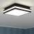 Ledvance Smart+ WIFI black LED ceiling lamp installed in a room