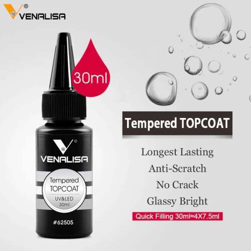 Venalisa Tempered Top Coat 30ml Fixálásmentes utántöltő