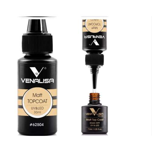 Venalisa Matt Top Coat 30ml UV & LED Soak Off körmökhöz