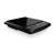 Tesla IC200B induction cooktop, black, angled view
