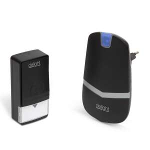 Sonerie digitală fără fir Delight 55342BK, neagră, cu tehnologie Kinetic, fără baterii - Sonerii și Seifuri de securitate