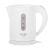 Front view of Adler AD1371W white electric kettle