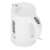 Adler AD1371w white electric kettle, 0.8L capacity, close-up of lid and button