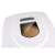 Alpina 26523 Bread Maker, white, top view, viewing window