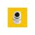 Bewello BW2030 Indoor WiFi Security Camera on yellow background