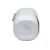 Side view of JBL Tuner 2 white portable radio speaker with power button