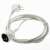 Entac 10 meter white extension cord with Schuko plug