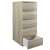 Malwa W5 Chest of Drawers - Sonoma Oak with open drawer