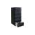 Mallow W5 Black Chest of Drawers with open drawer