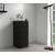 Mallow W5 Black Chest of Drawers in room setting