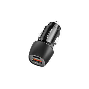 Incarcator auto VEGER CC316-2A, 17W, 2x USB, Fast Charge, Negru 49824529 - Incarcatoare auto