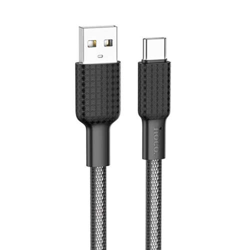 Hoco X69 Jaeger USB auf Typ-C Ladekabel und Datenkabel, schwarz