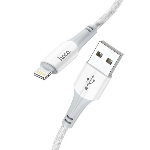 Hoco Ferry X70 iPhone Lightning Daten- und Ladekabel 2,4A 1m weiß 146788522